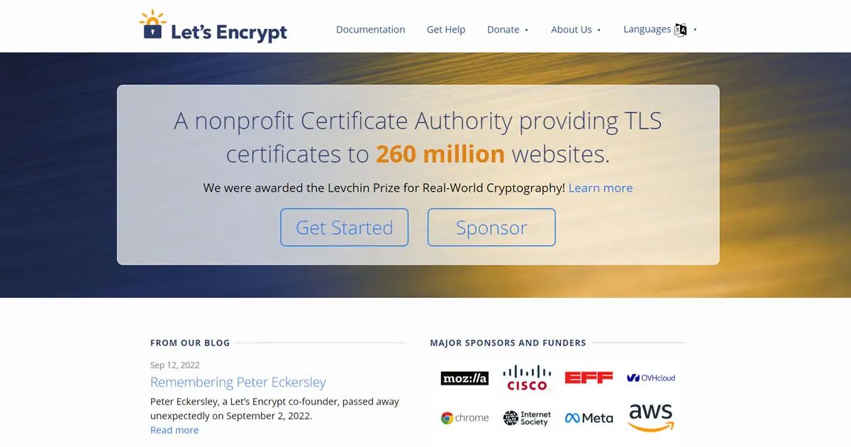 Let’s Encrypt