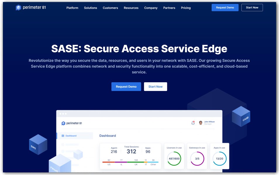 Perimeter81 - Secure Access Service Edge (SASE) Tools