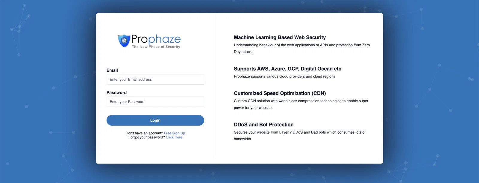 Prophaze WAF Registration