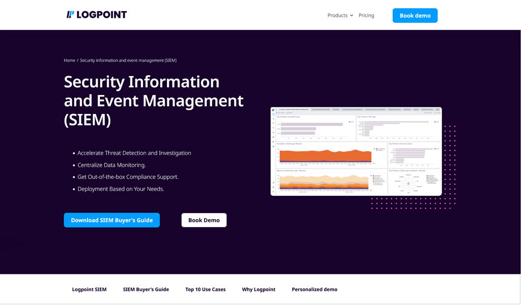 Logpoint's SIEM solution