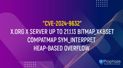 CVE-2024-9632 : X.ORG X SERVER UP TO 21.1.13 BITMAP_XKBSETCOMPATMAP SYM_INTERPRET HEAP-BASED OVERFLOW