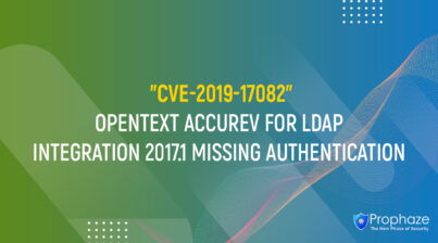 CVE-2019-17082 : OPENTEXT ACCUREV FOR LDAP INTEGRATION 2017.1 MISSING AUTHENTICATION