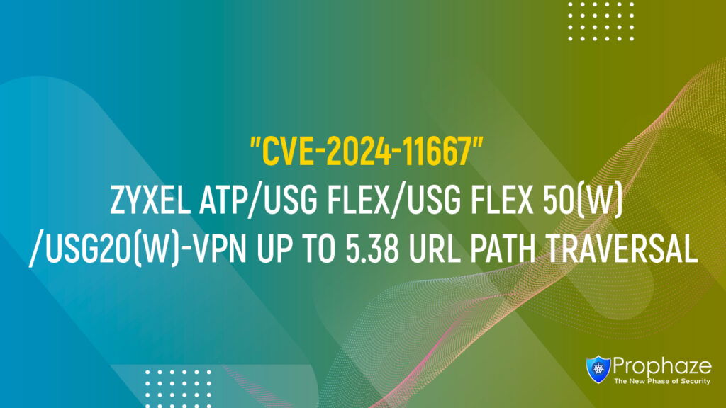 CVE-2024-11667 : Zyxel ATP/USG FLEX/USG FLEX 50(W)/USG20(W)-VPN UP TO 5.38 URL PATH TRAVERSAL