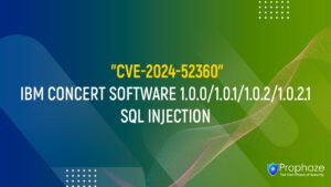 CVE-2024-52360 : IBM CONCERT SOFTWARE 1.0.0/1.0.1/1.0.2/1.0.2.1 SQL INJECTION