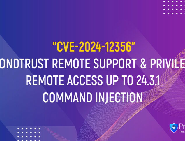 CVE-2024-12356 : BEYONDTRUST REMOTE SUPPORT & PRIVILEGED REMOTE ACCESS UP TO 24.3.1 COMMAND INJECTION