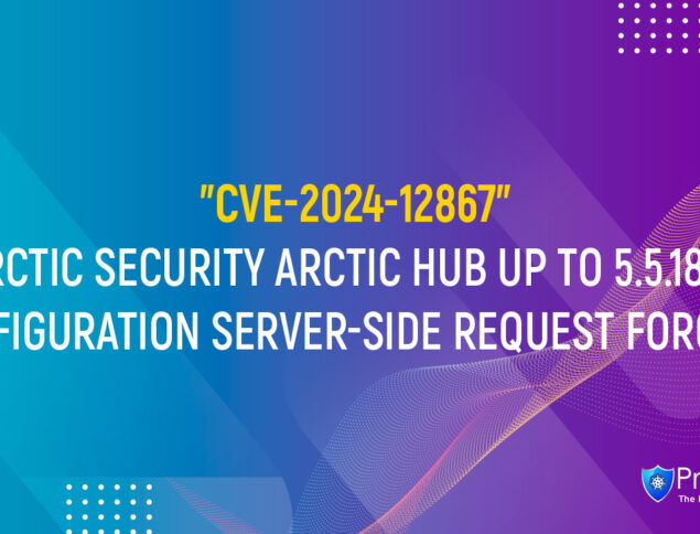 CVE-2024-12867 : ARCTIC SECURITY ARCTIC HUB UP TO 5.5.1872 CONFIGURATION SERVER-SIDE REQUEST FORGERY