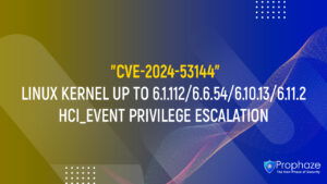 CVE-2024-53144 : LINUX KERNEL UP TO 6.1.112/6.6.54/6.10.13/6.11.2 HCI_EVENT PRIVILEGE ESCALATION