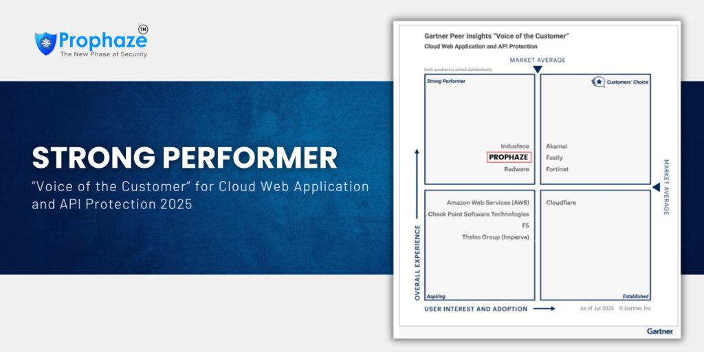 Prophaze gartner 2025 strong performer waap api